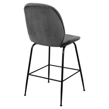 ΣΚΑΜΠΩ ΜΕΣΑΙΟΥ ΥΨΟΥΣ ART MAISON BARTOW - GRAY (48x61x103εκ.)