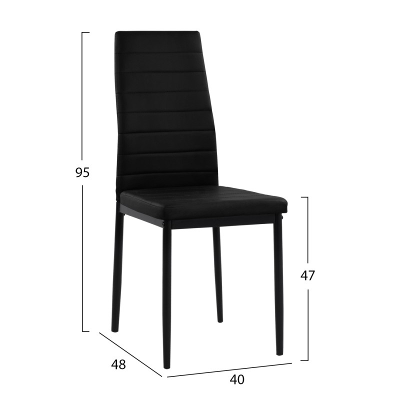 ΚΑΡΕΚΛΑ ART MAISON DOWNEY - BLACK (40x48x95εκ.) ΚΑΡΕΚΛΑ ART MAISON DOWNEY - BLACK (40x48x95εκ.)
