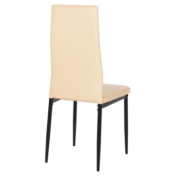 ΚΑΡΕΚΛΑ ART MAISON DOWNEY - CAPPUCCINO BLACK (42x44x95εκ.)