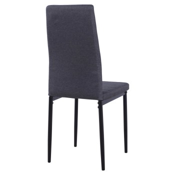 ΚΑΡΕΚΛΑ ART MAISON DOWNEY - GREY BLACK (40x48x95εκ.)