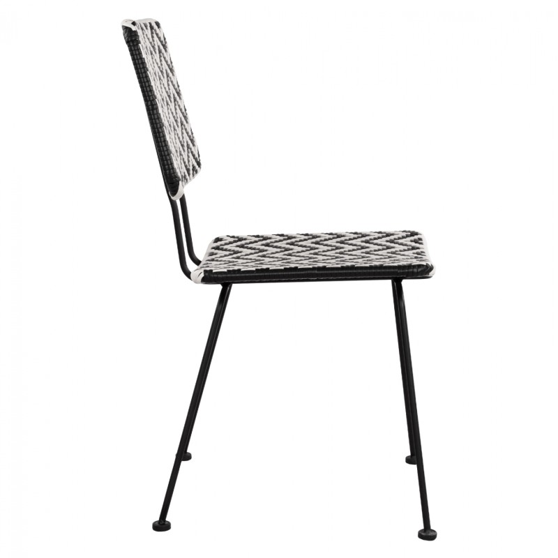 ΚΑΡΕΚΛΑ ART MAISON AMSTERDAM - BLACK WHITE (46x56x88εκ.) ΚΑΡΕΚΛΑ ART MAISON AMSTERDAM - BLACK WHITE (46x56x88εκ.)