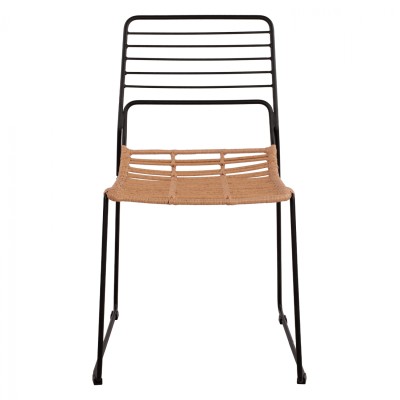 ΚΑΡΕΚΛΑ ART MAISON AMSTERDAM - BEIGE BLACK (51x54x83εκ.)