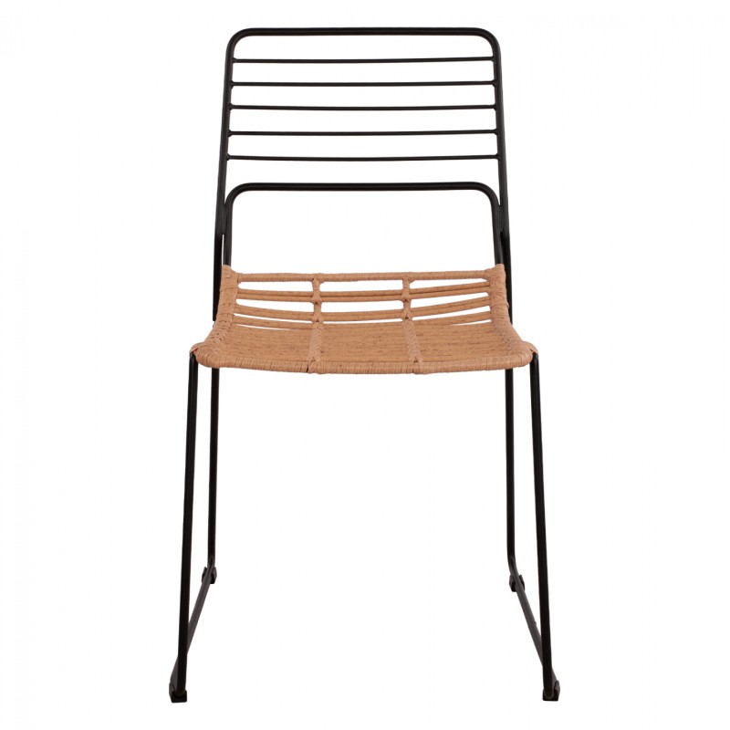 ΚΑΡΕΚΛΑ ART MAISON AMSTERDAM - BEIGE BLACK (51x54x83εκ.)