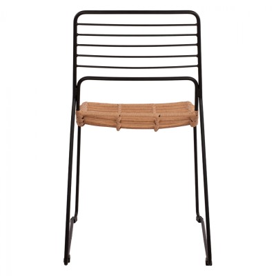 ΚΑΡΕΚΛΑ ART MAISON AMSTERDAM - BEIGE BLACK (51x54x83εκ.)