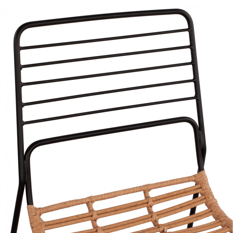 ΚΑΡΕΚΛΑ ART MAISON AMSTERDAM - BEIGE BLACK (51x54x83εκ.)