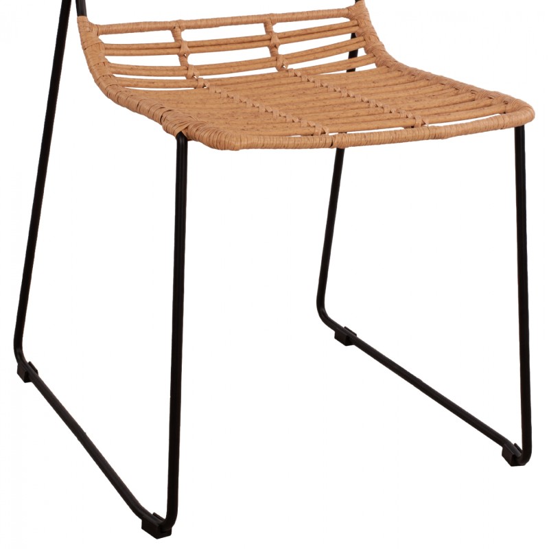 ΚΑΡΕΚΛΑ ART MAISON AMSTERDAM - BEIGE BLACK (51x54x83εκ.)