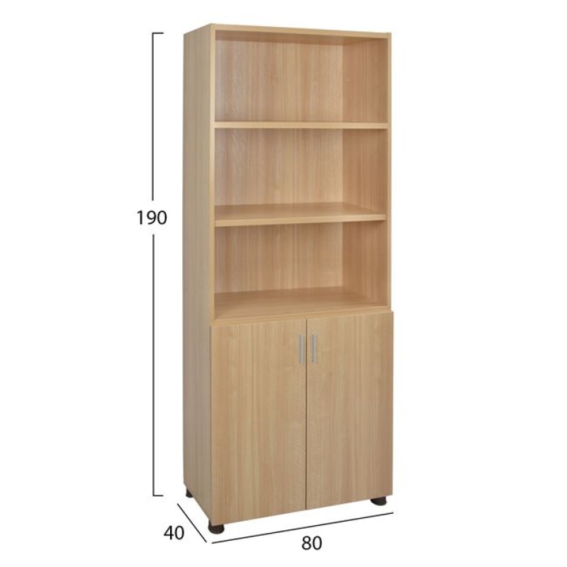 ΒΙΒΛΙΟΘΗΚΗ ΓΡΑΦΕΙΟΥ Art Maison Logan - Natural (80x40x190εκ.) ΒΙΒΛΙΟΘΗΚΗ ΓΡΑΦΕΙΟΥ Art Maison Logan - Natural (80x40x190εκ.)