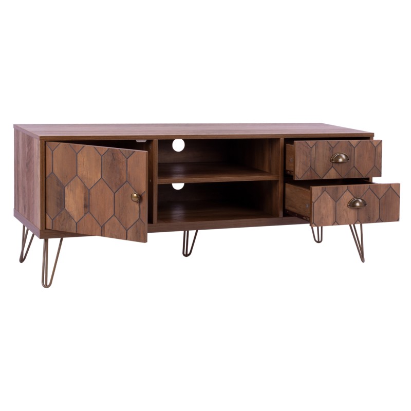 ΕΠΙΠΛΟ TV ART MAISON CLAREMONT - WALNUT (130x39,5x51εκ.) ΕΠΙΠΛΟ TV ART MAISON CLAREMONT - WALNUT (130x39,5x51εκ.)