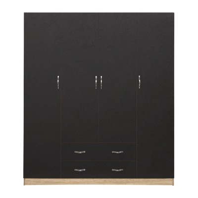 ΝΤΟΥΛΑΠΑ 4ΦΥΛΛΗ ART MAISON INGLEWOOD - NATURAL GRAY (200Χ180Χ55.5εκ)