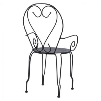 ΠΟΛΥΘΡΟΝΑ ART MAISON  GERRY - BLACK (49x48x90εκ.)
