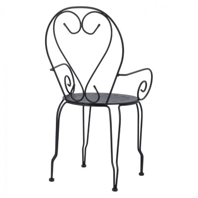 ΠΟΛΥΘΡΟΝΑ ART MAISON  GERRY - BLACK (49x48x90εκ.)