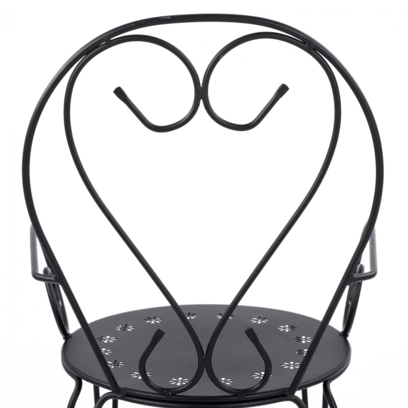 ΠΟΛΥΘΡΟΝΑ ART MAISON  GERRY - BLACK (49x48x90εκ.)