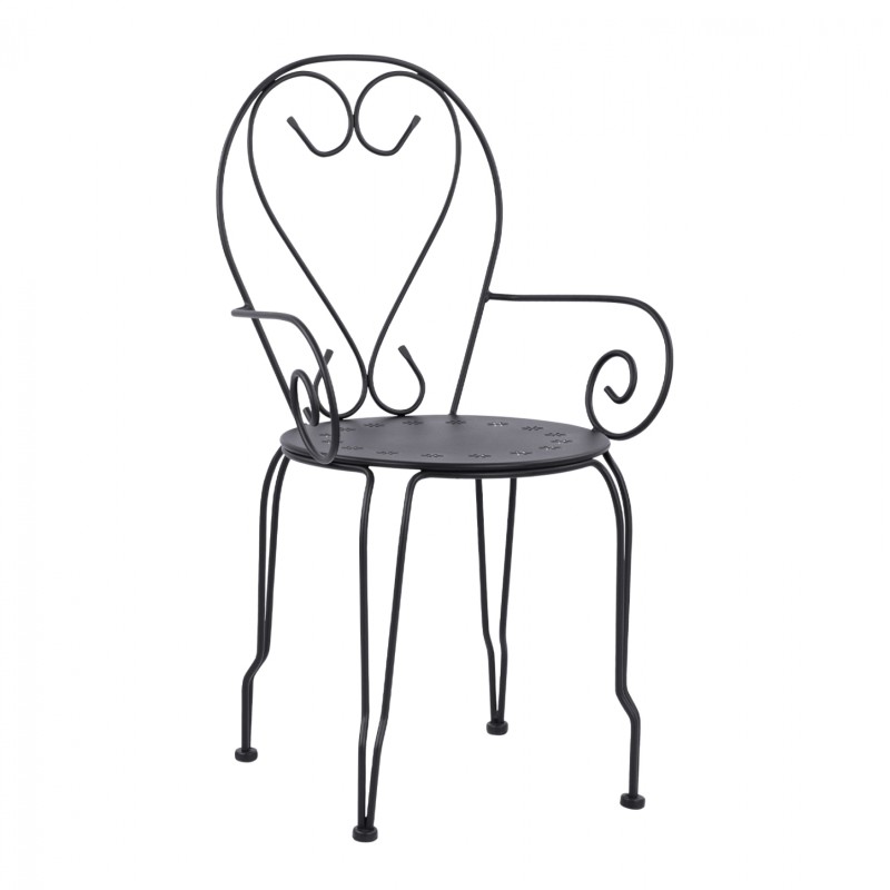 ΠΟΛΥΘΡΟΝΑ ART MAISON  GERRY - BLACK (49x48x90εκ.)