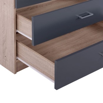 ΝΤΟΥΛΑΠΑ 2ΦΥΛΛΗ ME 2 ΣΥΡΤΑΡΙΑ ART MAISON HOUSTON SONAMA-ΓΚΡΙ 80Χ42Χ180Υ εκ.