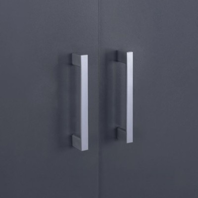 ΝΤΟΥΛΑΠΑ 2ΦΥΛΛΗ ME 2 ΣΥΡΤΑΡΙΑ ART MAISON HOUSTON SONAMA-ΓΚΡΙ 80Χ42Χ180Υ εκ.