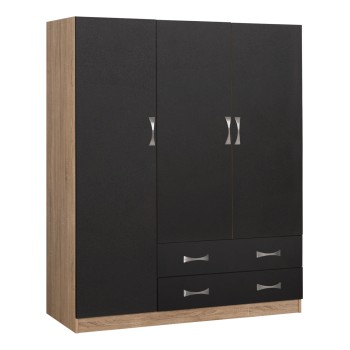 ΝΤΟΥΛΑΠΑ 3ΦΥΛΛΗ ART MAISON BASCULEGION ΜΕ ΔΥΟ ΣΥΡΤΑΡΙΑ SONAMA-ΓΚΡΙ 150X55Χ180Υεκ.