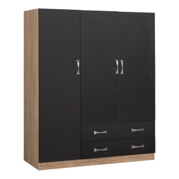 ΝΤΟΥΛΑΠΑ 3ΦΥΛΛΗ ART MAISON BASCULEGION ΜΕ ΔΥΟ ΣΥΡΤΑΡΙΑ SONAMA-ΓΚΡΙ 150X55Χ180Υεκ.