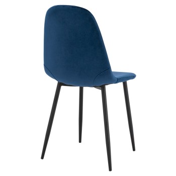 Καρέκλα Art Maison Philippines - Blue Black (45x53x85εκ.)
