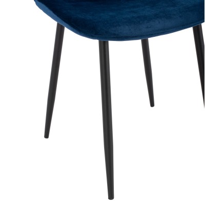 Καρέκλα Art Maison Philippines - Blue Black (45x53x85εκ.) Καρέκλα Art Maison Philippines - Blue Black (45x53x85εκ.)