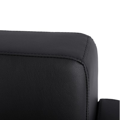 ΚΑΝΑΠΕΣ 2ΘΕΣΙΟΣ Art Maison Genie  ΜΕ ΜΑΥΡΟ PU 113x71x71Υ εκ.