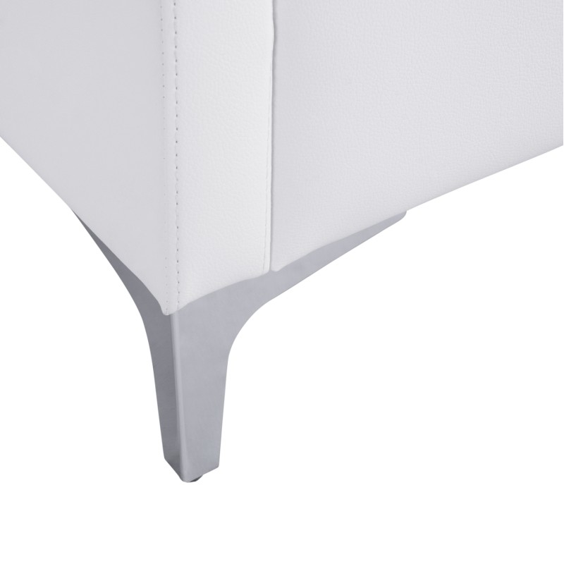 ΚΑΝΑΠΕΣ 2ΘΕΣΙΟΣ Art Maison Genie  ΜΕ ΛΕΥΚΟ PU 113x71x71Υ εκ.