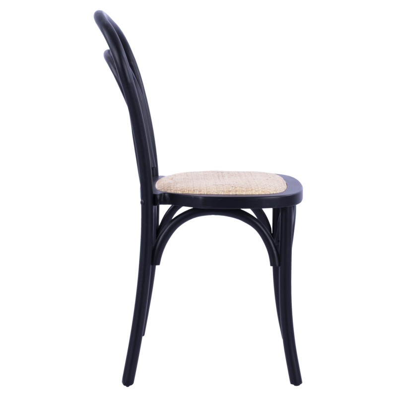 Καρέκλα Art Maison Halcyon - Black (45x54x89εκ.) Καρέκλα Art Maison Halcyon - Black (45x54x89εκ.)