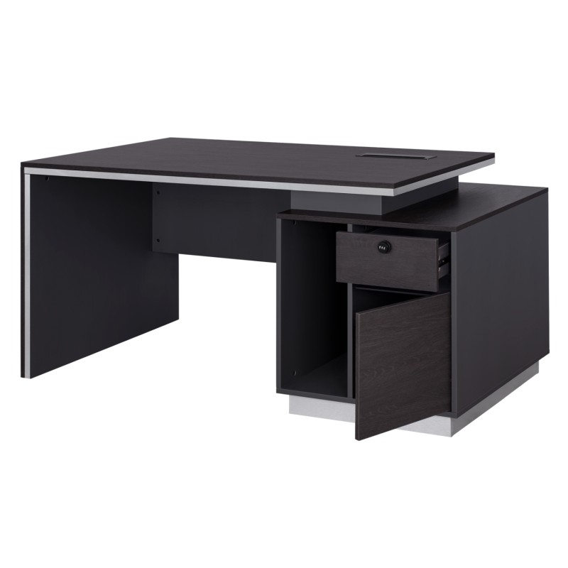 Γραφείο Επαγγελματικό Δεξιό ντουλάπι Art Maison New York - Wenge (180x80x76εκ.)