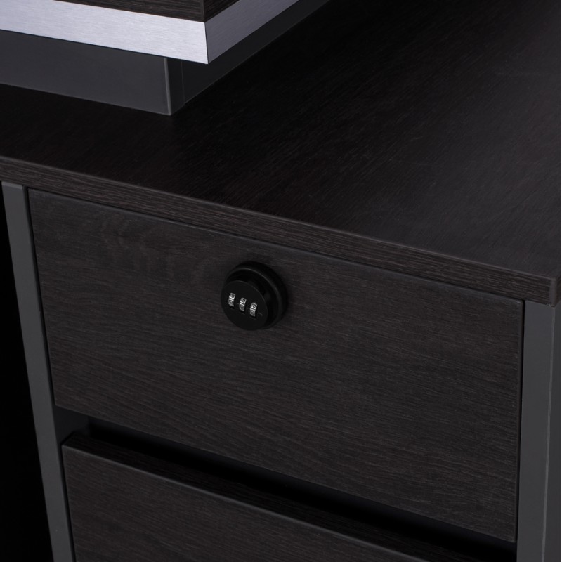 Γραφείο Επαγγελματικό Δεξιό ντουλάπι Art Maison New York - Wenge (180x80x76εκ.)