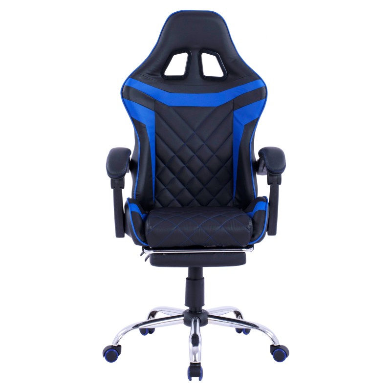 Καρέκλα Gaming Art Maison Baraboo με υποπόδιο - Black Blue PU (3x65x127εκ.) Καρέκλα Gaming Art Maison Baraboo με υποπόδιο - Black Blue PU (3x65x127εκ.)