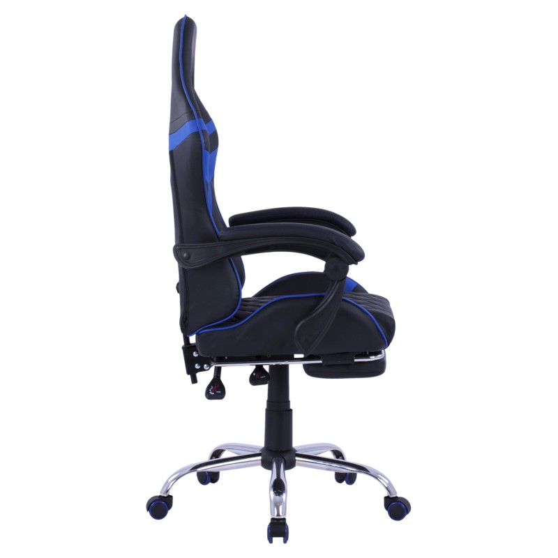 Καρέκλα Gaming Art Maison Baraboo με υποπόδιο - Black Blue PU (3x65x127εκ.) Καρέκλα Gaming Art Maison Baraboo με υποπόδιο - Black Blue PU (3x65x127εκ.)