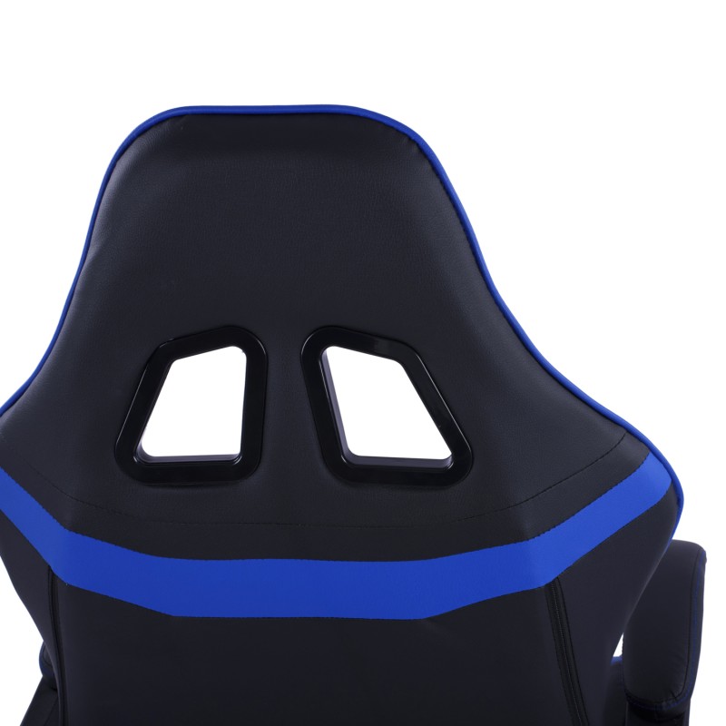 Καρέκλα Gaming Art Maison Baraboo με υποπόδιο - Black Blue PU (3x65x127εκ.) Καρέκλα Gaming Art Maison Baraboo με υποπόδιο - Black Blue PU (3x65x127εκ.)
