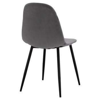 Καρέκλα Art Maison Philippines - Gray Black (45x53x85εκ.)