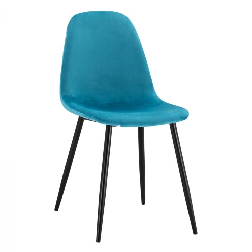 Καρέκλα Art Maison Philippines - Turquoise Black (45x53x85εκ.)