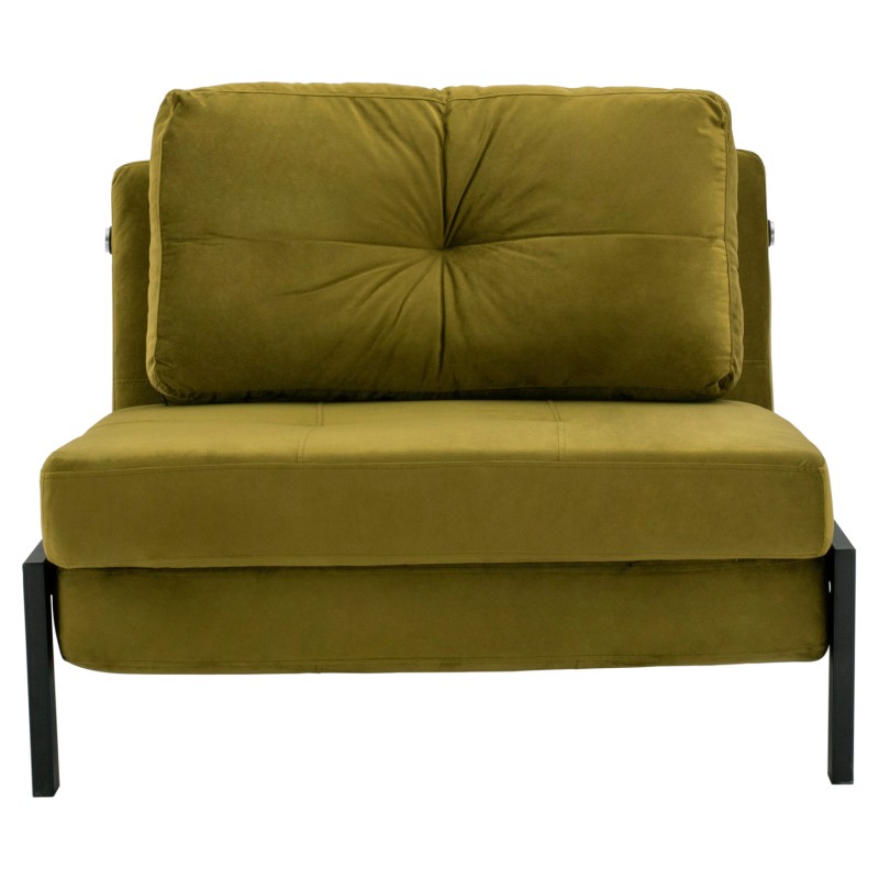 ΠΟΛΥΘΡΟΝΑ ΚΡΕΒΑΤΙ ART MAISON DRILBUR ΒΕΛΟΥΔΟ ΛΑΔΙ  95x92x66Υ εκ.