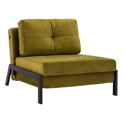 ΠΟΛΥΘΡΟΝΑ ΚΡΕΒΑΤΙ ART MAISON DRILBUR ΒΕΛΟΥΔΟ ΛΑΔΙ  95x92x66Υ εκ.