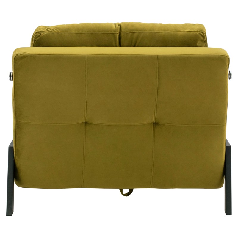 ΠΟΛΥΘΡΟΝΑ ΚΡΕΒΑΤΙ ART MAISON DRILBUR ΒΕΛΟΥΔΟ ΛΑΔΙ  95x92x66Υ εκ.