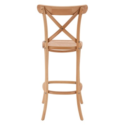 Σκαμπώ μπαρ Art Maison Sisu - Natural (46x46x109εκ)