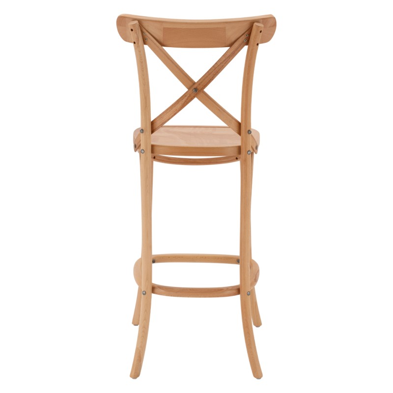 Σκαμπώ μπαρ Art Maison Sisu - Natural (46x46x109εκ)