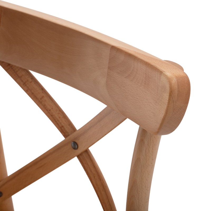 Σκαμπώ μπαρ Art Maison Sisu - Natural (46x46x109εκ)