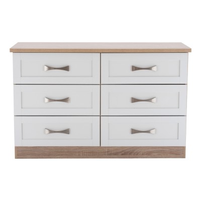 ΤΟΥΑΛΕΤΑ-ΣΥΡΤΑΡΙΕΡΑ ART MAISON HUNTINGTON ΜΕ 6 ΣΥΡΤΑΡΙΑ SONAMA-ΛΕΥΚΟ 120X40X76Υ εκ.