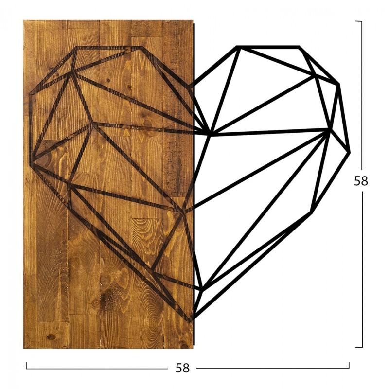 ΔΙΑΚΟΣΜΗΤΙΚΟ ΤΟΙΧΟΥ ART MAISON IDAHO - BLACK NATURAL (58Χ58εκ) ΔΙΑΚΟΣΜΗΤΙΚΟ ΤΟΙΧΟΥ ART MAISON IDAHO - BLACK NATURAL (58Χ58εκ)