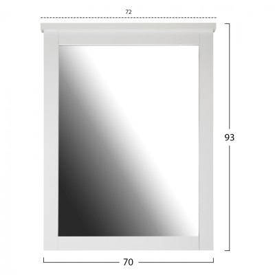 ΚΑΘΡΕΠΤΗΣ ΤΟΥΑΛΕΤΑΣ ART MAISON HUNTINGTON - WHITE (72x93εκ.) ΚΑΘΡΕΠΤΗΣ ΤΟΥΑΛΕΤΑΣ ART MAISON HUNTINGTON - WHITE (72x93εκ.)