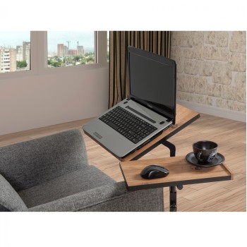ΓΡΑΦΕΙΟ ΡΥΘΜΙΖΟΜΕΝΟ ΓΙΑ LAPTOP ART MAISON DEVON - NATURAL (67x45,4x62-87 εκ.)