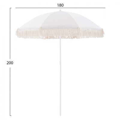 ΟΜΠΡΕΛΑ ART MAISON CORYDON - BEIGE (Φ180Χ200μ.) ΟΜΠΡΕΛΑ ART MAISON CORYDON - BEIGE (Φ180Χ200μ.)