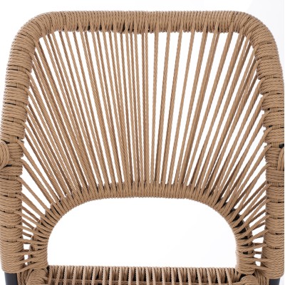 ΠΟΛΥΘΡΟΝΑ ART MAISON YORKES ΑΛΟΥΜΙΝΙΟΥ ΓΚΡΙ ΜΕ ΣΧΟΙΝΙ PE ΜΠΕΖ 55x63x82 εκ.