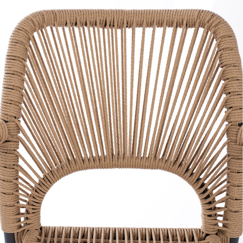 ΠΟΛΥΘΡΟΝΑ ART MAISON YORKES ΑΛΟΥΜΙΝΙΟΥ ΓΚΡΙ ΜΕ ΣΧΟΙΝΙ PE ΜΠΕΖ 55x63x82 εκ.