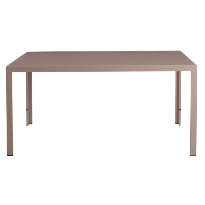 ΤΡΑΠΕΖΙ ΜΕΤΑΛΛΙΚΟ ART MAISON LEGION ΟΡΘΟΓΩΝΙΟ ΚΑΠΟΥΤΣΙΝΟ ΜΕ ΓΥΑΛΙ ΚΑΠΟΥΤΣΙΝΟ 150X90Χ75Υεκ.