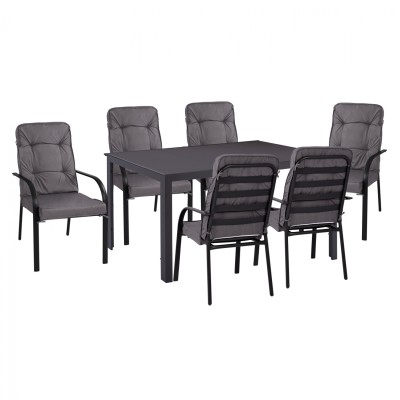ΣΕΤ ΤΡΑΠΕΖΑΡΙΑΣ ART MAISON FIREBIRD 7ΤΜΧ ΤΡΑΠΕΖΙ ΓΚΡΙ 150X90 ΚΑΙ ΠΟΛΥΘΡΟΝΑ ΜΕ ΜΑΞΙΛΑΡΙ ΓΚΡΙ ΣΕΤ ΤΡΑΠΕΖΑΡΙΑΣ ART MAISON FIREBIRD 7ΤΜΧ ΤΡΑΠΕΖΙ ΓΚΡΙ 150X90 ΚΑΙ ΠΟΛΥΘΡΟΝΑ ΜΕ ΜΑΞΙΛΑΡΙ ΓΚΡΙ