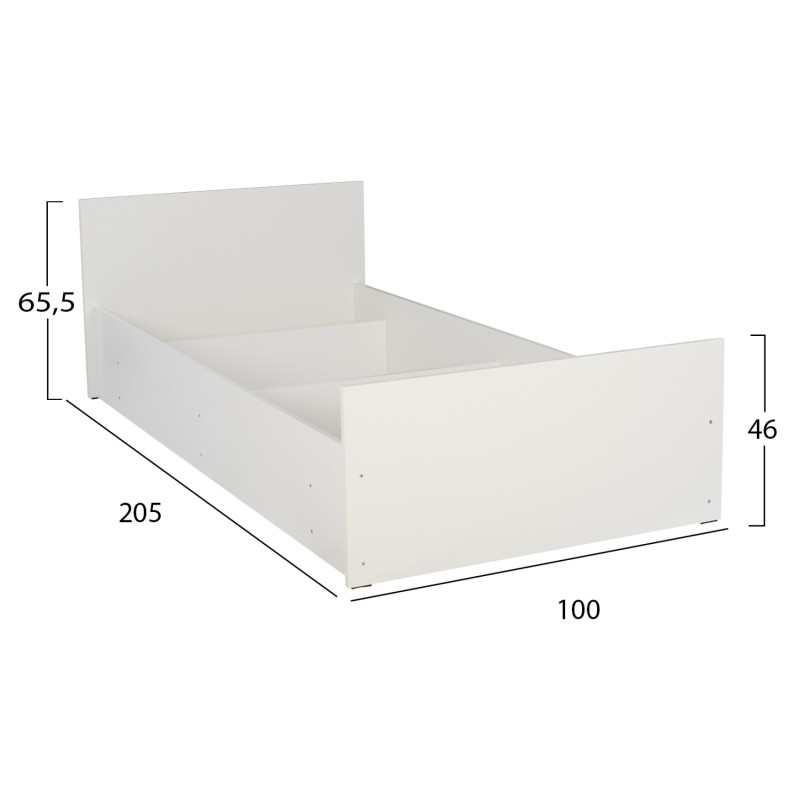 Κρεβάτι Art Maison Menton - White (Για Στρώμα 90x200εκ.) Κρεβάτι Art Maison Menton - White (Για Στρώμα 90x200εκ.)