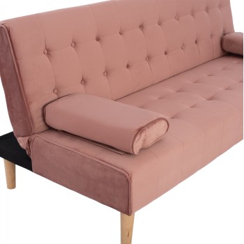 ΚΑΝΑΠΕΣ ΚΡΕΒΑΤΙ ART MAISON DUBWOOL ΜΕ ΒΕΛΟΥΔΟ ΣΑΠΙΟ ΜΗΛΟ 188X83X83Y εκ.